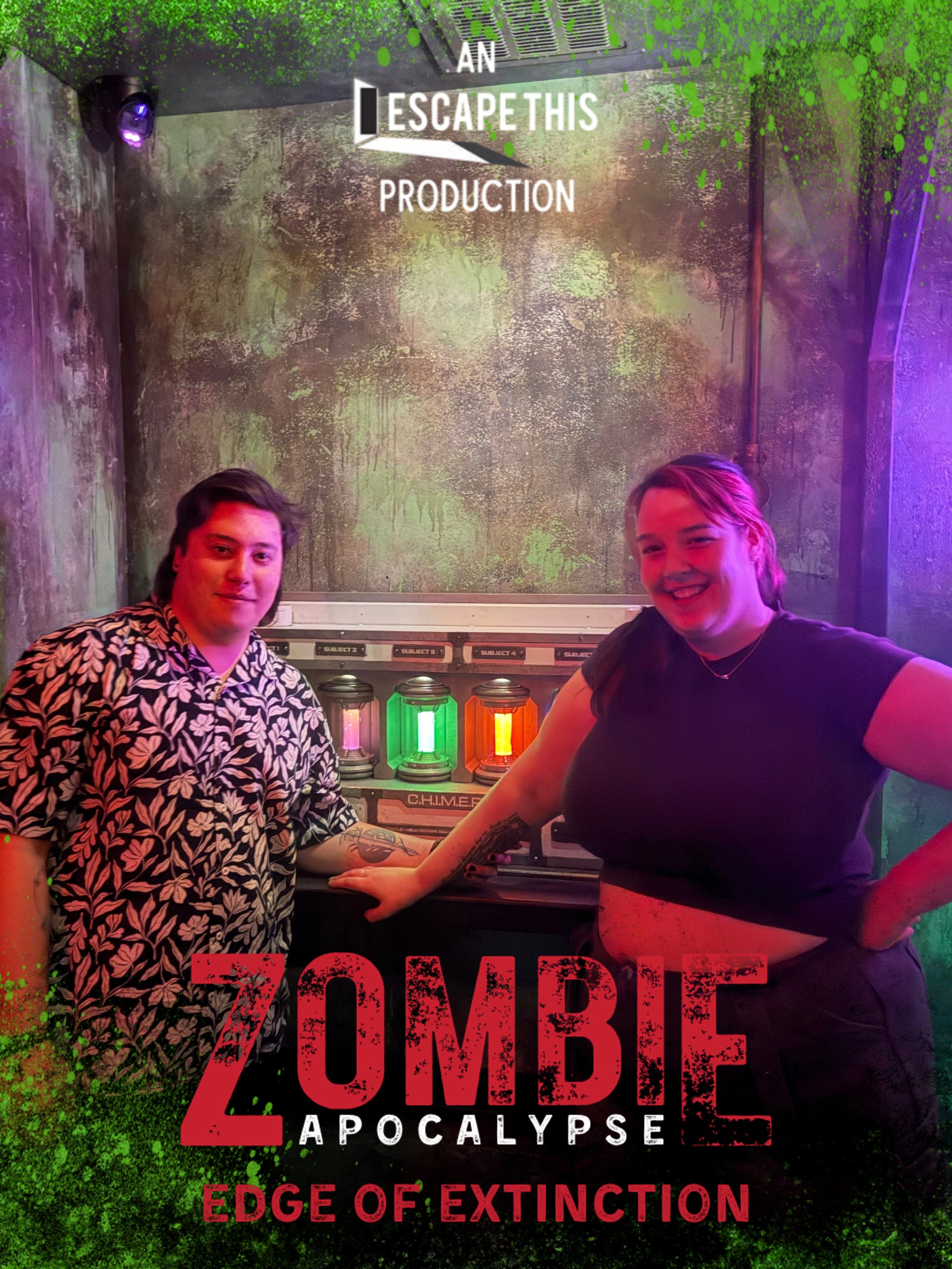 The third-placed team after escaping Zombie Apocalypse